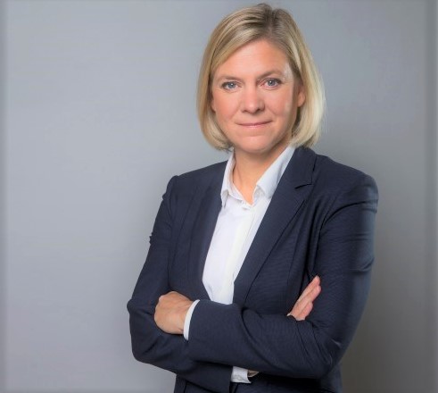 Former Prime Minister of Sweden, Magdalena Andersson